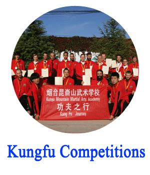 Students daily life in mountain Kungfu academy